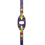 Μπλε Οικολογικό χάρτινο καλαμάκι για μπαλόνι