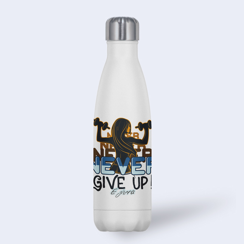 mpoukali-thermos-gia-gimnastirio-never-give-up Θερμός για Γυμναστήριο - Never Give up - Image 1