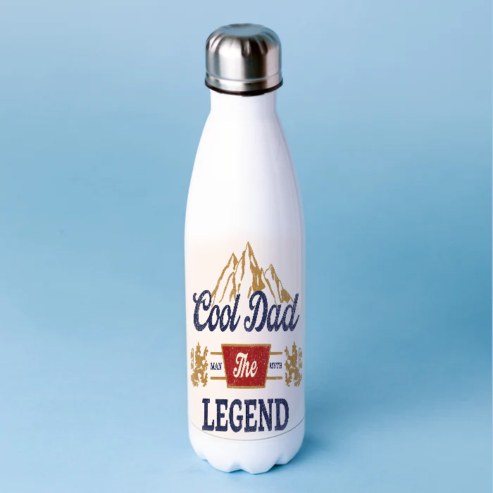 mpoukali-thermos-gia-mpampa-cool-dad-the-legend Μπουκάλι Θερμός για Μπαμπά - Cool Dad The Legend - Image 1