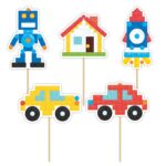 Οδοντογλυφίδες πάρτυ Τουβλάκια (5 τεμ)