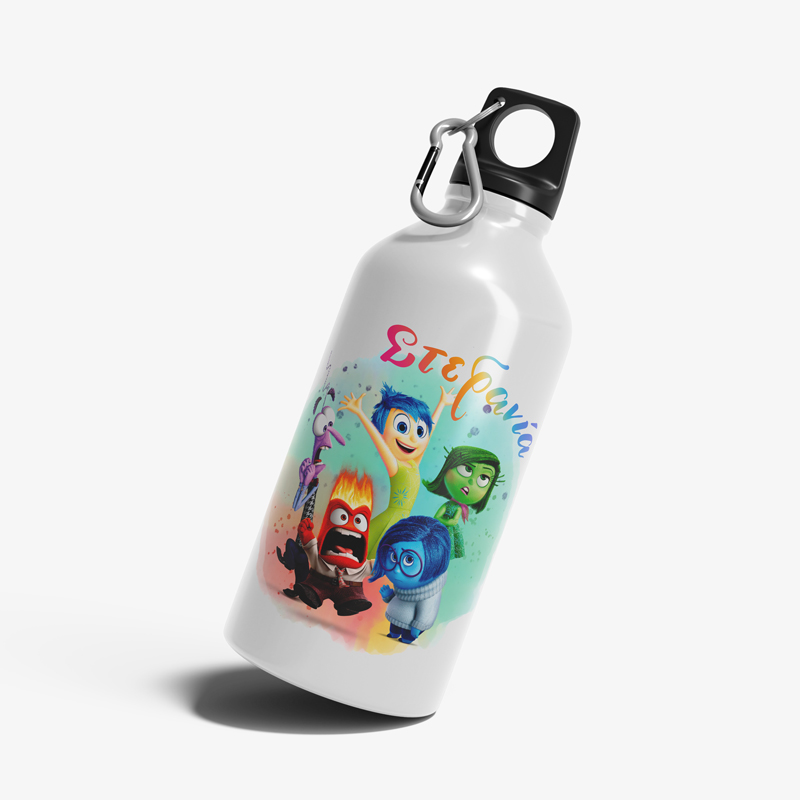 paidiko-anoksidoto-pagouri-me-onoma-inside-out Παιδικό ανοξείδωτο Παγούρι με όνομα - Inside Out - Image 1