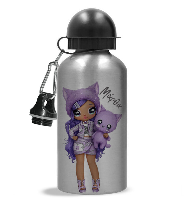 paidiko-pagouri-me-onoma-cute-doll-e1693471235102 Παιδικό ανοξείδωτο Παγούρι με όνομα - Cute Doll - Image 1