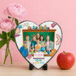 Πέτρινη Κορνίζα Καρδιά Για Δασκάλα - Πίνακας Τάξης