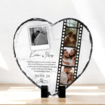 Πέτρινη Κορνίζα Καρδιά με Φωτογραφία - Φιλμ