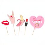 Photobooth Props “She said Yes!” (5 τεμ)