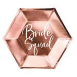 Πιάτα για bachelorette "Bride Squad" (6 τεμ)