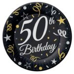 Πιάτα γλυκού 50th Birthday (6 τεμ)