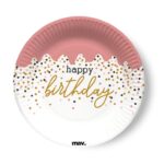 Πιάτα γλυκού Rose Confetti (8 τεμ)