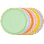 Πιάτα πάρτυ Elegant Pastel (6 τεμ)