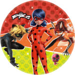 Πιάτα πάρτυ Miraculous Ladybug (8 τεμ)