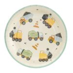Πιάτα πάρτυ Οχήματα - Εργοτάξιο (6 τεμ)