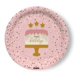 Πιάτα φαγητού Rose Confetti (8 τεμ)
