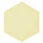 Πιάτα Vert Décor κίτρινο εξάγωνο (6 τεμ)