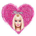 Πινιάτα καρδιά Barbie doll