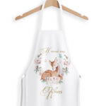 Ποδιά - Ελαφάκι φλοράλ