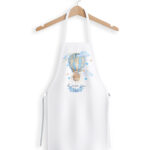 Ποδιά για Νονά/Νονό - Αερόστατο Αρκουδάκι