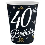 Ποτήρια 40th Birthday (6 τεμ)