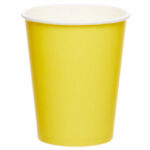 Ποτήρια χάρτινα κίτρινα Buttercup (8 τεμ)