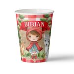 Ποτήρια πάρτυ Κοκκινοσκουφίτσα (3 τεμ)