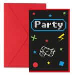 Προσκλήσεις Gaming Party (6 τεμ)