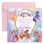 Προσκλήσεις Winx με φάκελο