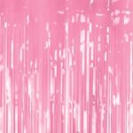 Ροζ Κουρτίνα πάρτυ (200x100cm)