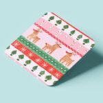 Σουβέρ Χριστουγεννιάτικο - Ελαφάκια και Ζαχαρωτά