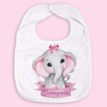 Σαλιάρα Ελεφαντάκι κορίτσι