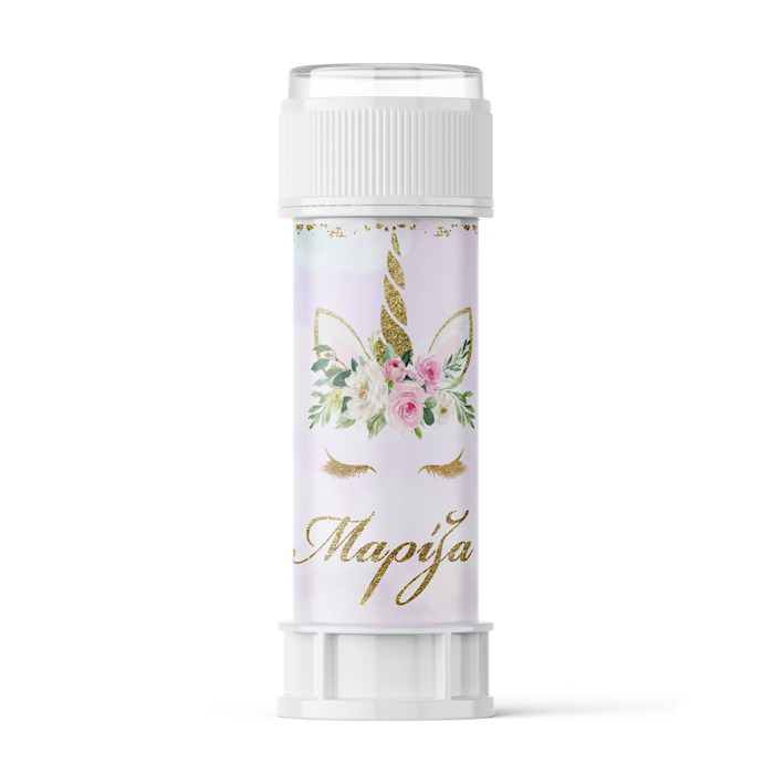 sapounofouskes-monokeros-floral Σαπουνόφουσκες Μονόκερος Φλοράλ - Image 1