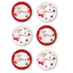 Σετ κονκάρδες Κεράσι (6 τεμ)