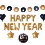 Σετ μπαλόνια Happy New Year (24 τεμ)