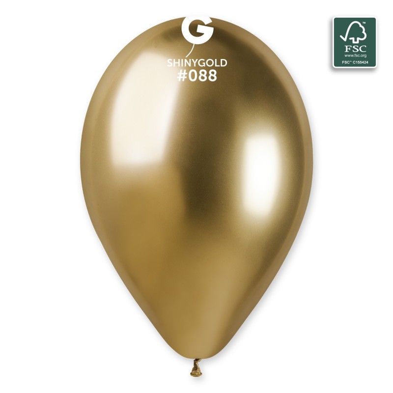 CREATOR: gd-jpeg v1.0 (using IJG JPEG v62), quality = 90 Shiny Χρυσά Λάτεξ Μπαλόνια (5 Τεμ) - Image 1