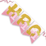 Σημαιάκια με όνομα 1st Birthday Girl