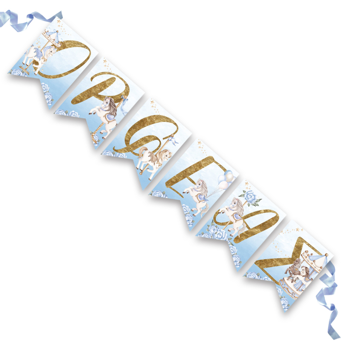 simaiakia-me-onoma-carousel-agori Σημαιάκια με όνομα - Καρουζέλ αγόρι - Image 1