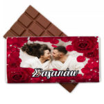 Σοκολάτα Αγάπης με Φωτογραφία - Τριαντάφυλλα