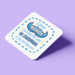 Σουβέρ Είμαι Νονός Ξύλινο