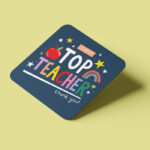 Σουβέρ  για τoν Δάσκαλο "top teacher-thank you"