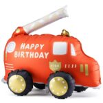 Standing Μπαλόνι Γενεθλίων Πυροσβεστικό Όχημα