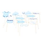 Στικάκια PhotoBooth Baby Shower Boy (11 τεμ)