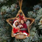 Χριστουγεννιάτικο Στολίδι - Αστέρι Με Φωτογραφία