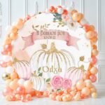 Στρογγυλή Αφίσα Βάπτισης Κολοκύθα