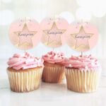 Topper Cupcake Αστεράκι (6 τεμ)