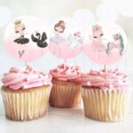 Topper Cupcake Μπαλαρίνα (6 τεμ)