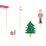 Topper τούρτας Christmas (6 τεμ)