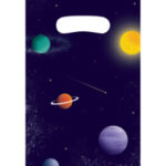 Τσαντάκια για δωράκια Διάστημα (6 τεμ)