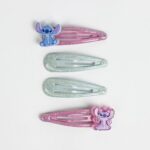 Τσιμπιδάκια μαλλιών Stitch Hawaii (4 τεμ)