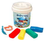 Βαζάκι με πλαστελίνες - Στρουμφάκια