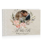 Βιβλίο Ευχών γάμου - Boho με Δαντέλα