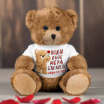 Χνουδωτό Αρκουδάκι με Εκτύπωση - Κάθε Μέρα