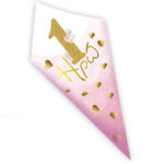 Χωνάκια ζαχαρωτών 1st Birthday Girl